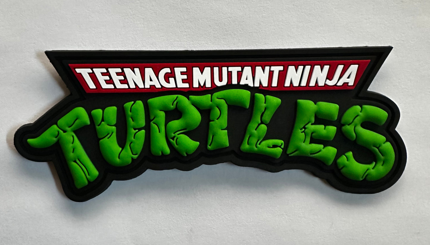 3-D Rubber TMNT Patch/Sticker