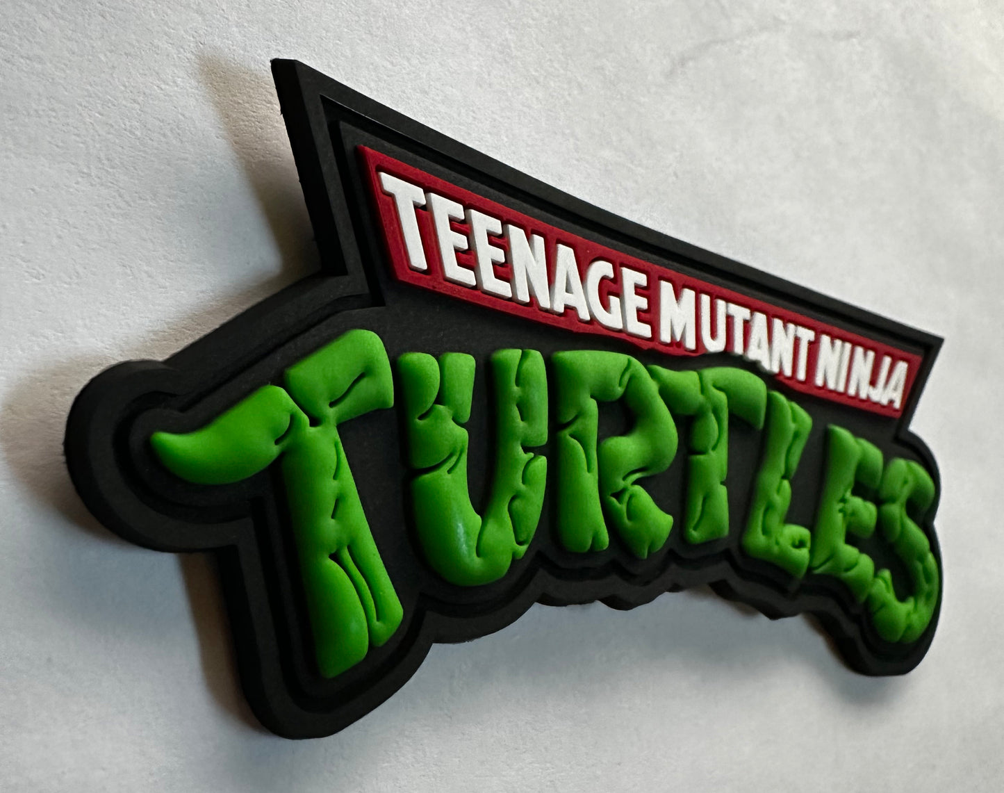 3-D Rubber TMNT Patch/Sticker